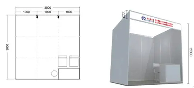 展臺(tái)搭建高度